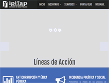 Tablet Screenshot of ipifap.org